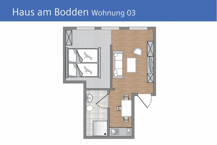 Haus Am Bodden Apartment Groß Zicker Стая снимка